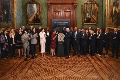 Sheinbaum recibe en Palacio Nacional al titular de la FIFA Sheinbaum recibe en Palacio Nacional al titular de la FIFA