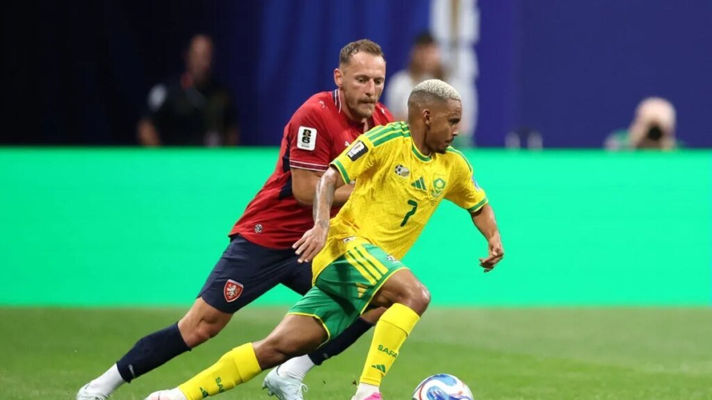South Africa rallies to tie Czech Republic on Teboho Mokoena goal South Africa rallies to tie Czech Republic on Teboho Mokoena goal