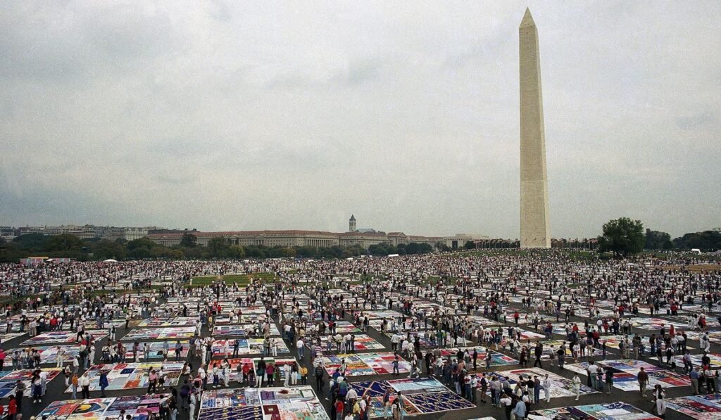 The AIDS Memorial Quilt made a fearful epidemic powerfully human The AIDS Memorial Quilt made a fearful epidemic powerfully human