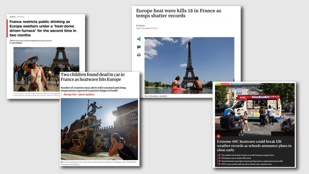There’s a deadly heat wave in Europe. Experts are begging media outlets to stop making it look fun There’s a deadly heat wave in Europe. Experts are begging media outlets to stop making it look fun