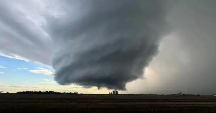 Tornado touches down in Peace River region of northwestern Alberta Tornado touches down in Peace River region of northwestern Alberta