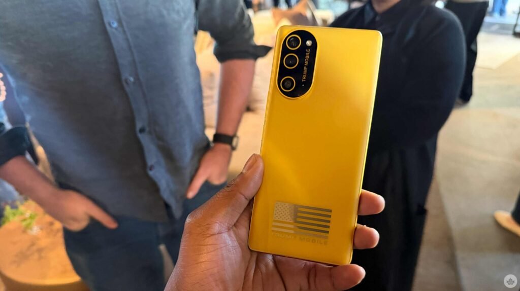 Trump Phone is a gold-painted HTC phone from two years ago Trump Phone is a gold-painted HTC phone from two years ago
