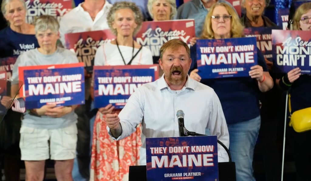 Trump accuses Democrats of hypocrisy on Platner, despite questions about his own conduct Trump accuses Democrats of hypocrisy on Platner, despite questions about his own conduct