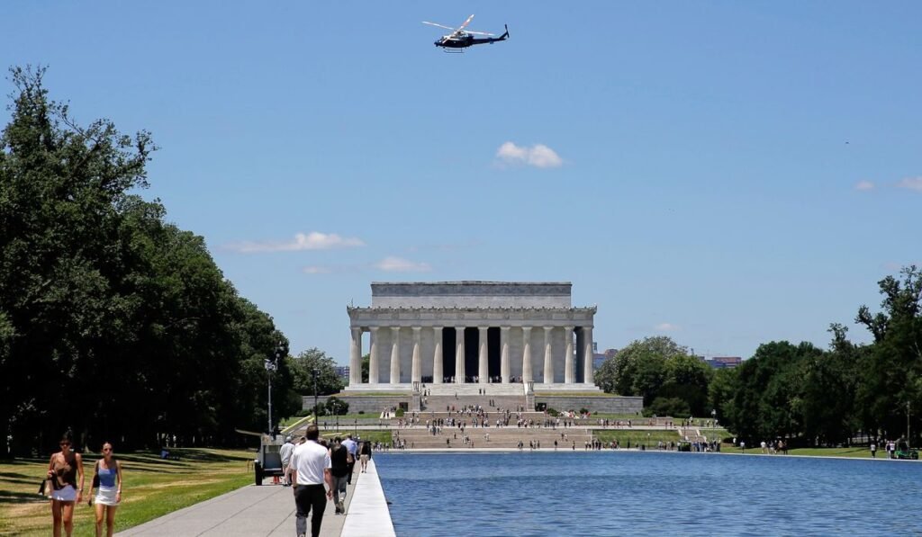 Trump administration gives details about vandalism at the Reflecting Pool