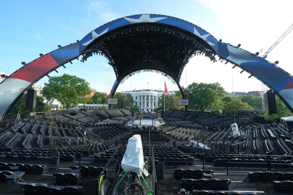 Trump turns 80 with a showstopping spectacle of cage fights at the White House. But big issues loom Trump turns 80 with a showstopping spectacle of cage fights at the White House. But big issues loom