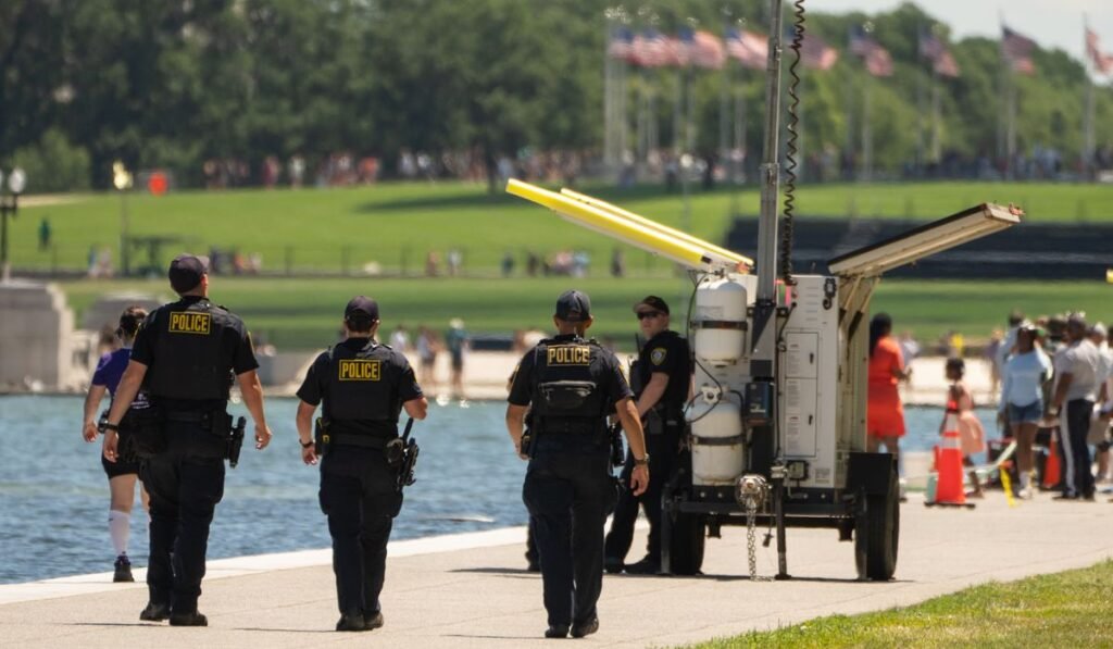 Trump vows to enforce law against vandalizing D.C. statues and fountains