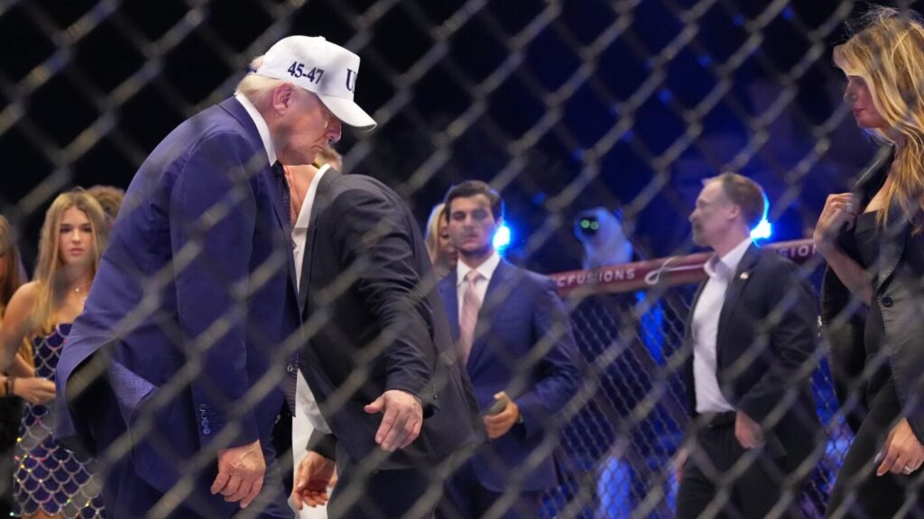 UFC boss Dana White says ‘never again’ to another White House fight night : NPR UFC boss Dana White says 'never again' to another White House fight night : NPR