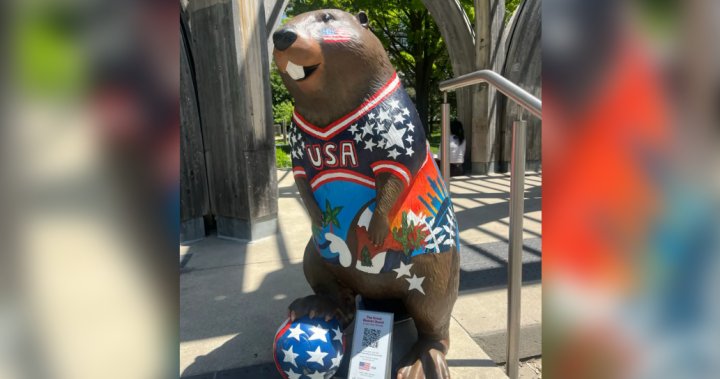 U.S.-inspired World Cup beaver statue in Toronto destroyed, police investigating U.S.-inspired World Cup beaver statue in Toronto destroyed, police investigating
