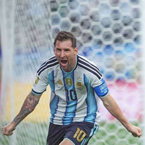 Un feroz Messi se corona máximo goleador histórico del Mundial Un feroz Messi se corona máximo goleador histórico del Mundial