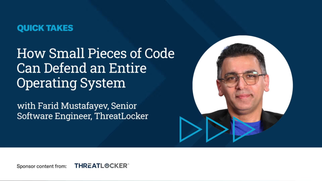 Video Quick Take: How Small Pieces of Code Can Defend an Entire Operating System