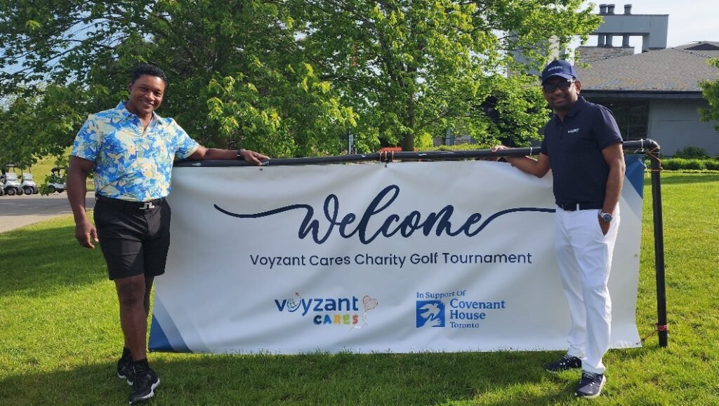 Voyzant Inaugural Charity Golf Tournament Tees Up Support for Covenant House Toronto