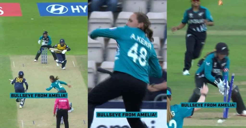 WATCH: Amelia Kerr hits the bullseye to dismiss Hasini Perera in NZ vs SL clash at Women’s T20 World Cup 2026 WATCH: Amelia Kerr hits the bullseye to dismiss Hasini Perera in NZ vs SL clash at Women’s T20 World Cup 2026