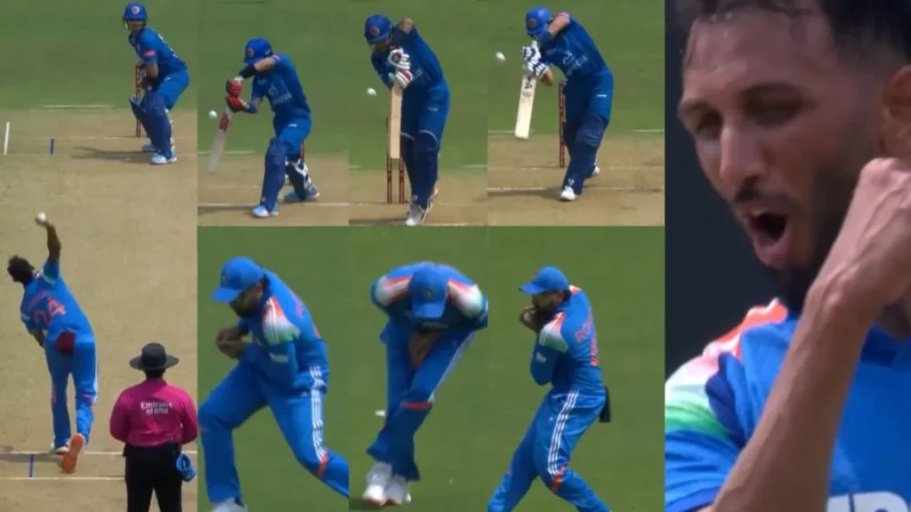 WATCH: Prasidh Krishna tears through Afghanistan batting line-up in 3rd ODI with Rohit Sharma starring in slips WATCH: Prasidh Krishna tears through Afghanistan batting line-up in 3rd ODI with Rohit Sharma starring in slips