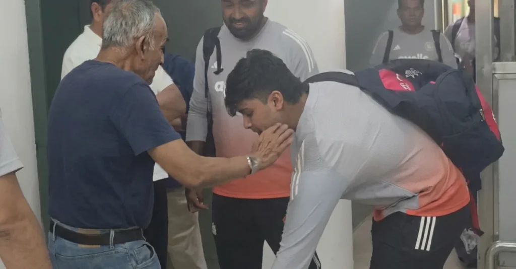 WATCH: Vaibhav Suryavanshi seeks blessings from former Sri Lanka captain after India A’s Super Over heartbreak WATCH: Vaibhav Suryavanshi seeks blessings from former Sri Lanka captain after India A’s Super Over heartbreak