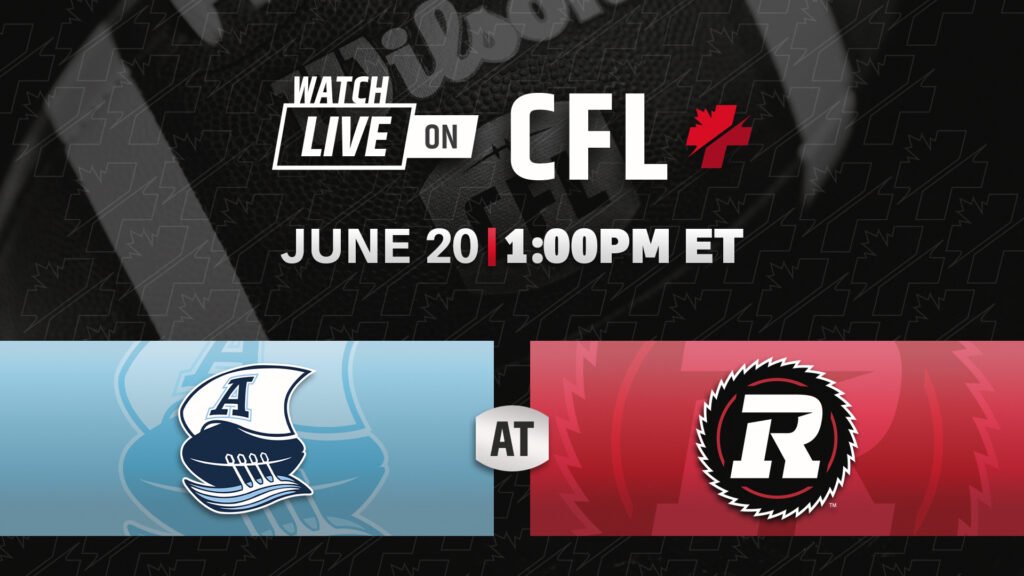 Week 3: Toronto Argonauts at Ottawa REDBLACKS Week 3: Toronto Argonauts at Ottawa REDBLACKS