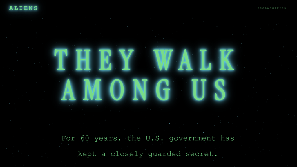 White House site compares undocumented immigrants to extraterrestrials : NPR