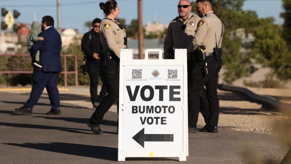 Why election officials are partnering more closely with police : NPR