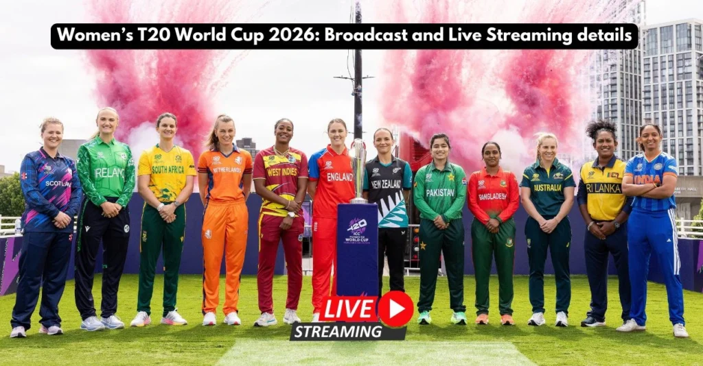Women’s T20 World Cup 2026: TV Channels, Live Streaming details – When and where to watch in India, Australia, USA, UK & other countries Women’s T20 World Cup 2026: TV Channels, Live Streaming details – When and where to watch in India, Australia, USA, UK & other countries