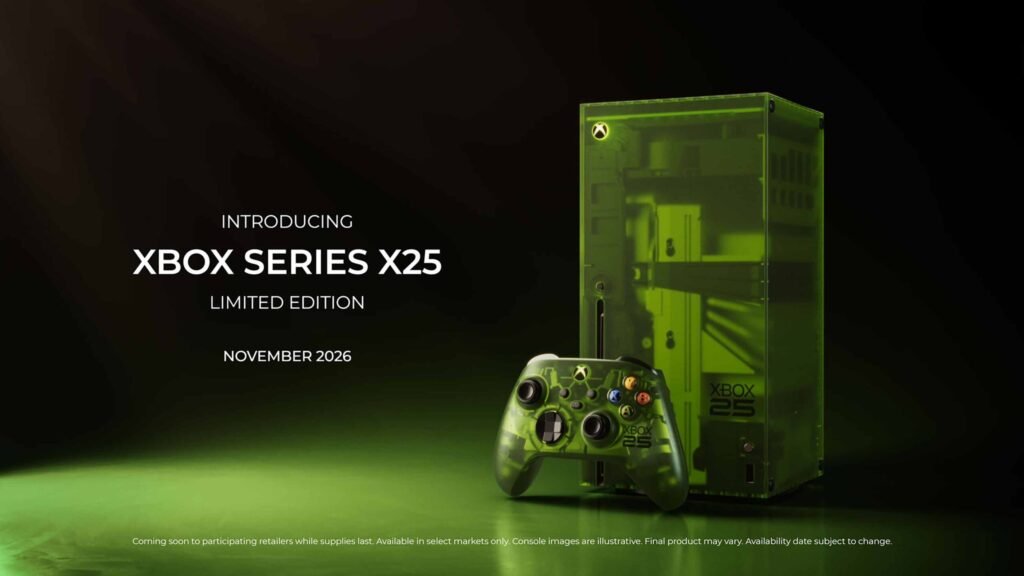 Xbox unveils 25th anniversary-themed Series X and controller