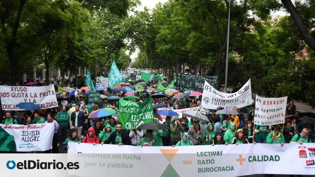 esto es lo que los docentes exigen a Ayuso