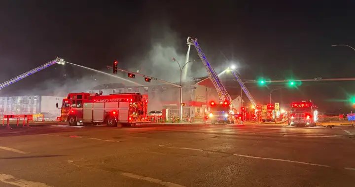 1 person dead after northeast Edmonton apartment building fire 1 person dead after northeast Edmonton apartment building fire