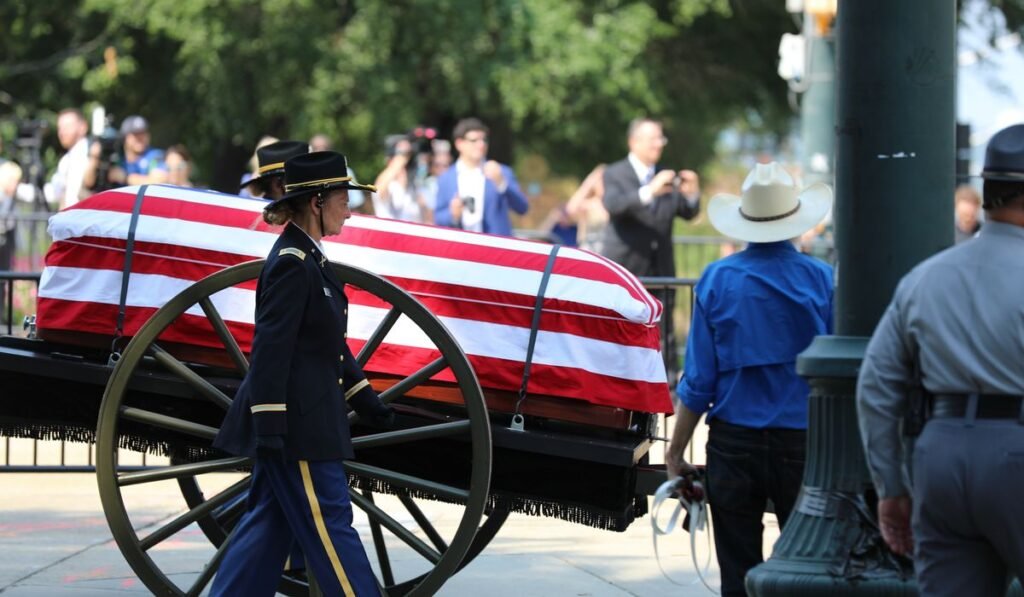 Lindsey Graham returns home one last time for his funeral in South Carolina