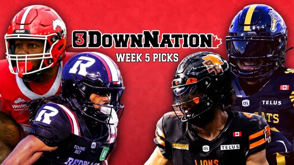 3DownNation CFL picks straight-up & against the spread: Week 5 3DownNation CFL picks straight-up & against the spread: Week 5