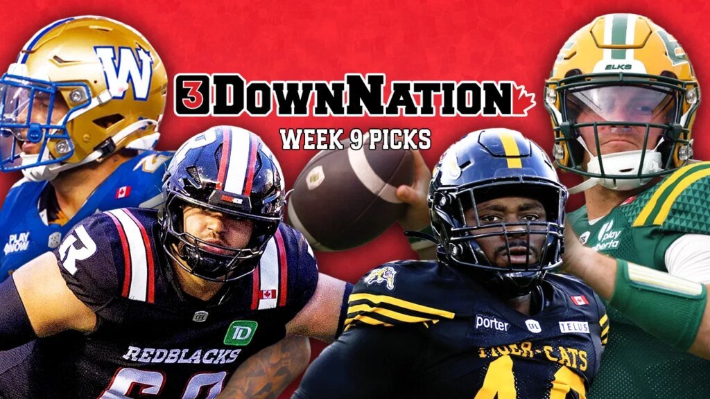 3DownNation CFL picks straight-up & against the spread: Week 9 3DownNation CFL picks straight-up & against the spread: Week 9