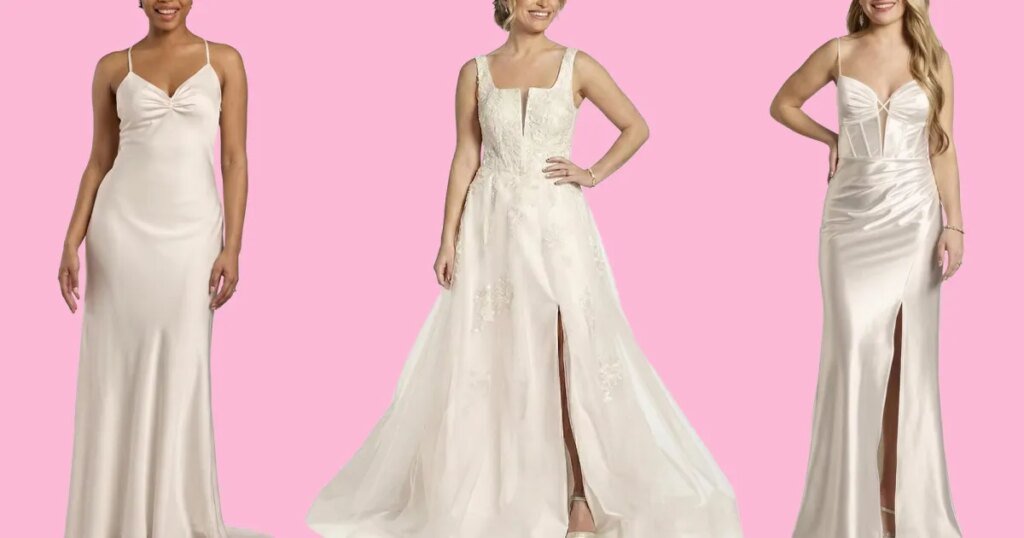 9 David's Bridal Wedding Dresses on Amazon, Starting at $100