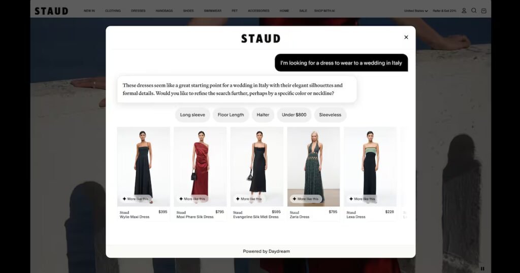 AI Search Is Coming to Fashion Websites
