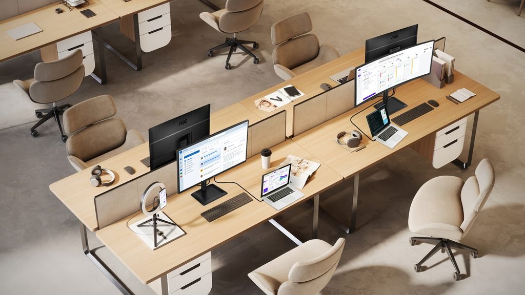 AOC presenta su serie E4, monitor profesional para pymes AOC presenta su serie E4, monitor profesional para pymes