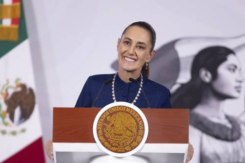Acusa EU a políticos de narco para debilitar gobiernos: Sheinbaum Acusa EU a políticos de narco para debilitar gobiernos: Sheinbaum