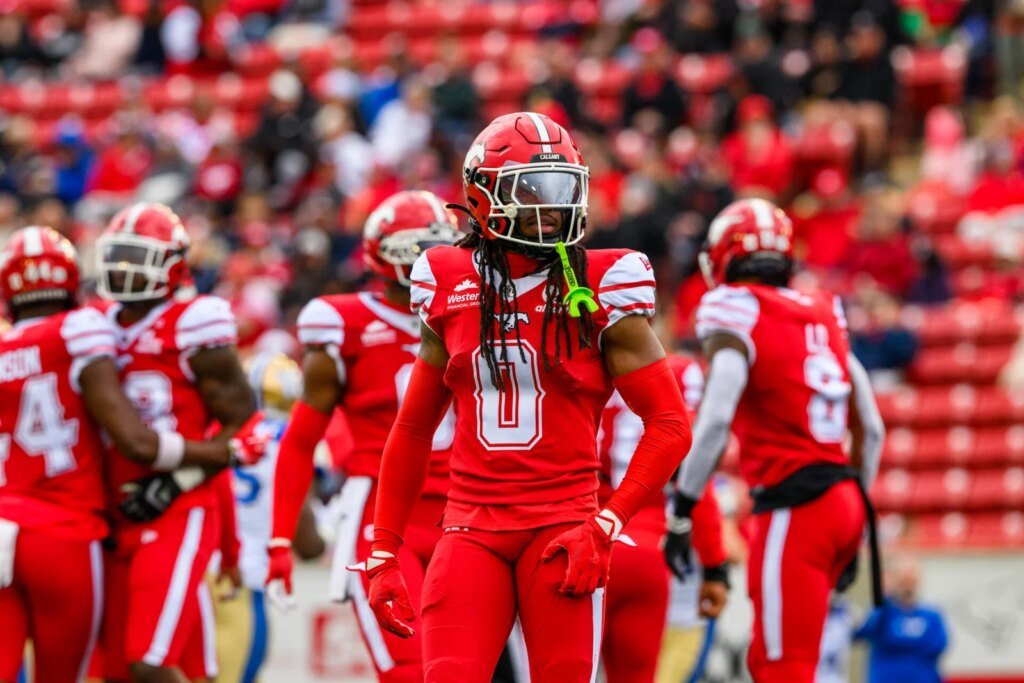 Adrian Greene returns for Calgary Stampeders against Alouettes Adrian Greene returns for Calgary Stampeders against Alouettes