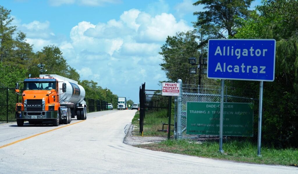 Alligator Alcatraz shut down, state official says, after funding solves ICE’s detention site issues Alligator Alcatraz shut down, state official says, after funding solves ICE’s detention site issues
