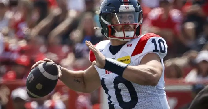 Alouettes down Stampeders 38-32 in CFL Alouettes down Stampeders 38-32 in CFL