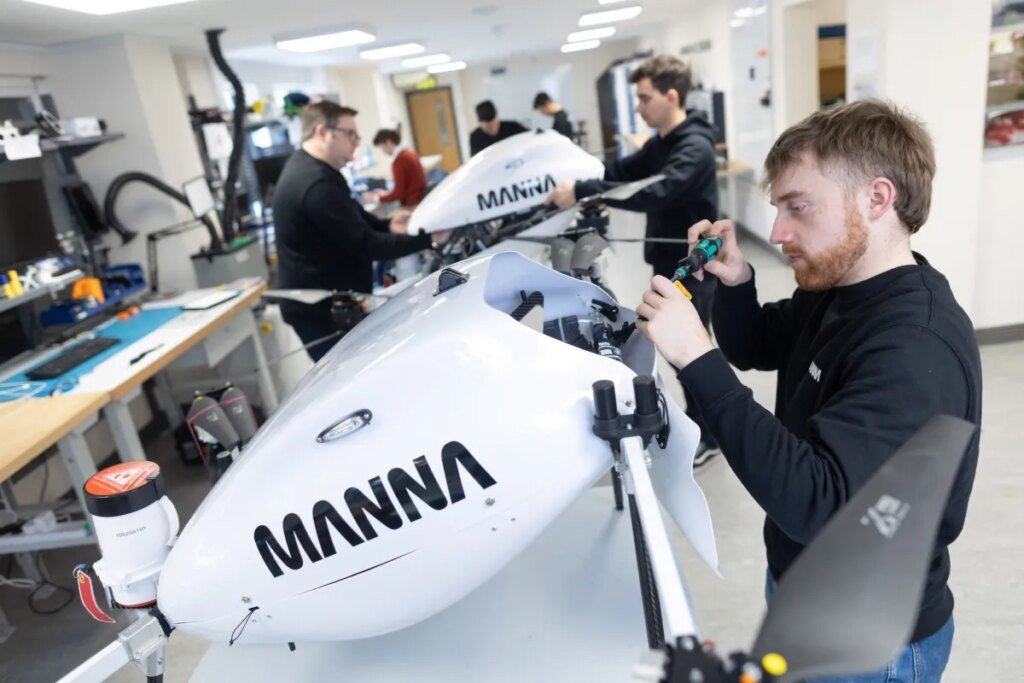 Autonomous drone delivery startup Manna plots major US expansion Autonomous drone delivery startup Manna plots major US expansion