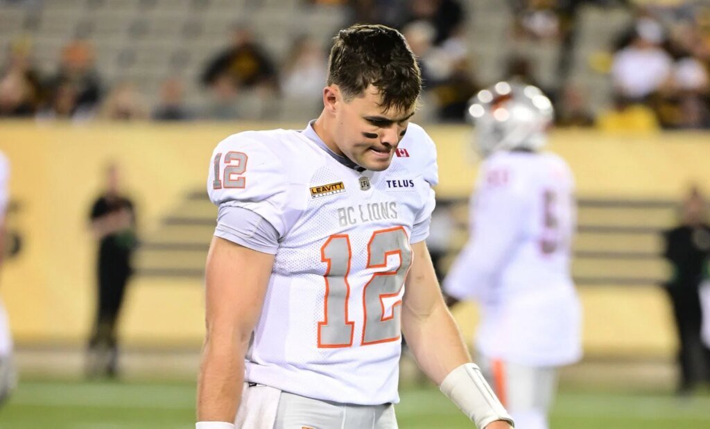 B.C. Lions rule out Nathan Rourke with left shoulder injury against Elks B.C. Lions rule out Nathan Rourke with left shoulder injury against Elks