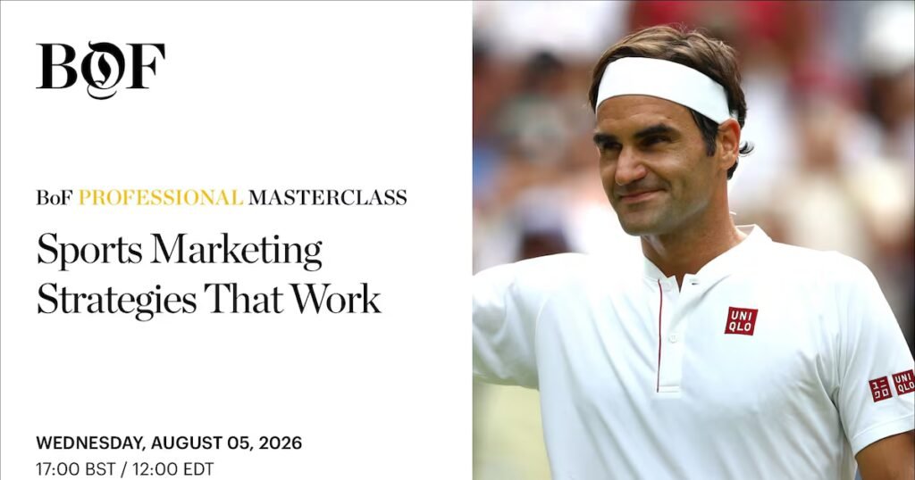 BoF Professional Masterclass | Sports Marketing Strategies That Work