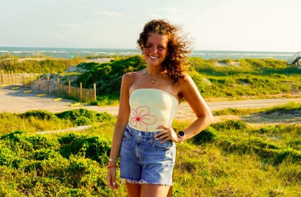Brittany Lower Leans Into an All-Orange Aesthetic for Her Ongoing Beach Vacation Brittany Lower Leans Into an All-Orange Aesthetic for Her Ongoing Beach Vacation