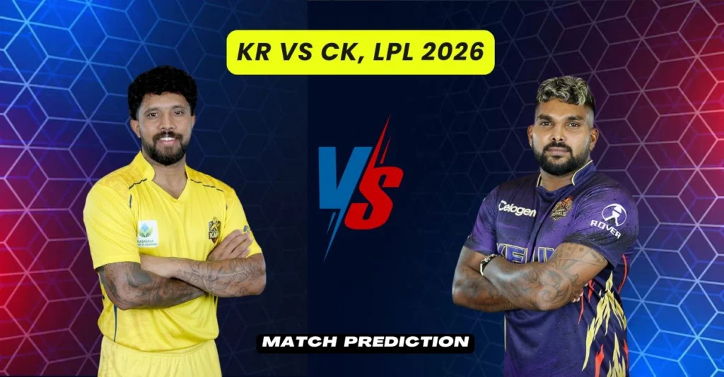 CK vs KR, LPL 2026, Match Prediction: Who will win today’s game between Kandy Royals and Colombo Kaps? CK vs KR, LPL 2026, Match Prediction: Who will win today’s game between Kandy Royals and Colombo Kaps?