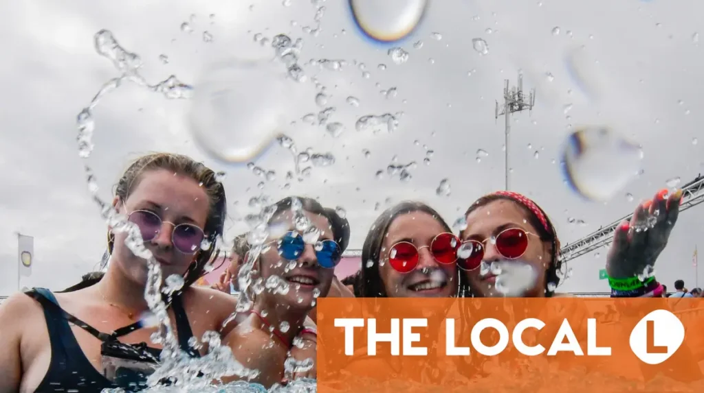 Can you invite friends or family to your property's communal pool in Spain?