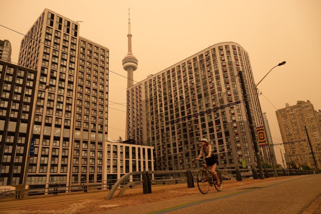 Carney defends environmental record as wildfires blaze in Ontario Carney defends environmental record as wildfires blaze in Ontario