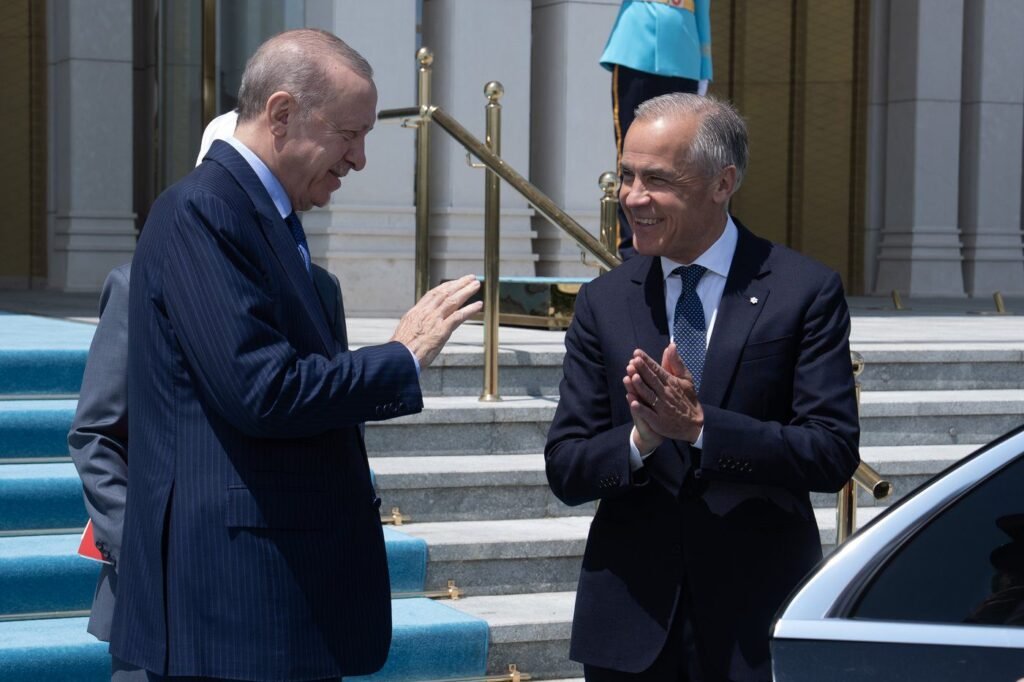 Carney, other NATO leaders gifted personalized revolvers by Turkish president