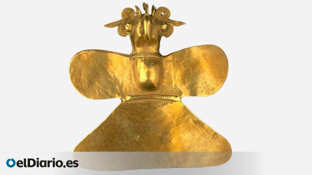 Casi 300 piezas prehispánicas, muchas de oro, han viajado de Bogotá hasta Alicante para ser exhibidas en una exposición