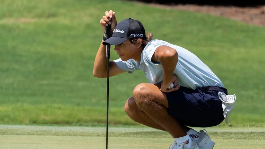 Charlie Woods scuffles at Junior PGA, hovering near cut line