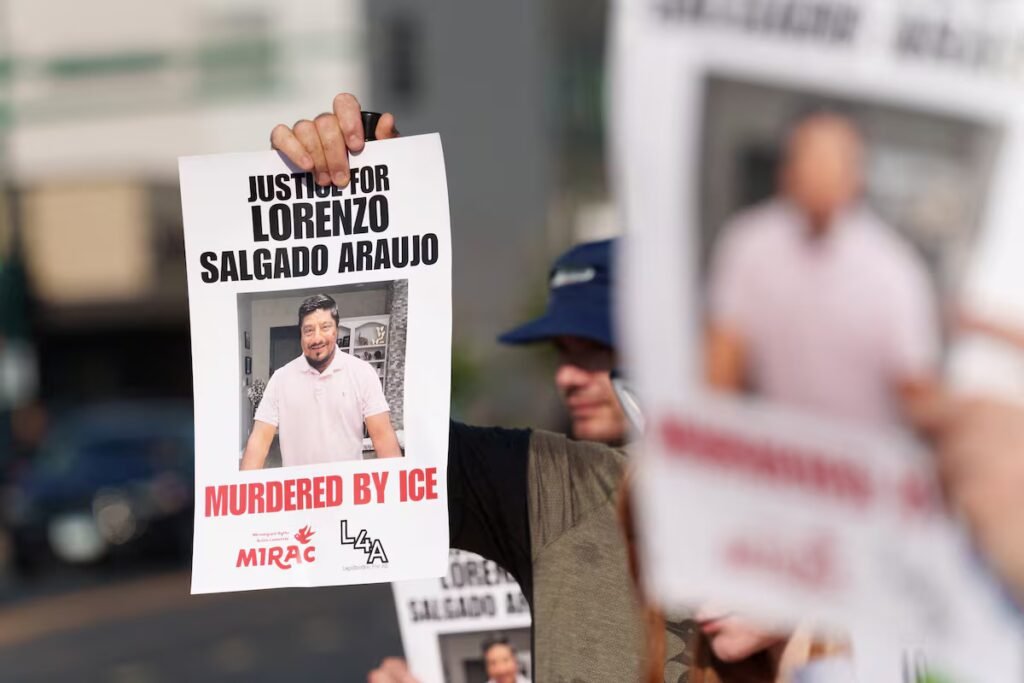 Court documents contradict claim that ICE agent who killed Lorenzo Salgado Araujo felt threatened | U.S. Court documents contradict claim that ICE agent who killed Lorenzo Salgado Araujo felt threatened | U.S.