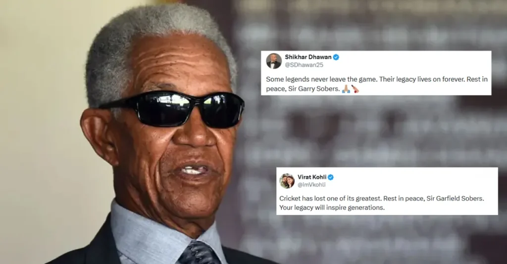 Cricket fraternity bids farewell to Sir Garfield Sobers as West Indies legend passes away at 89