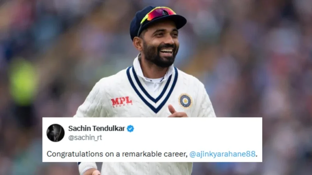 Cricket fraternity reacts as Ajinkya Rahane brings an end to his career in all formats of cricket
