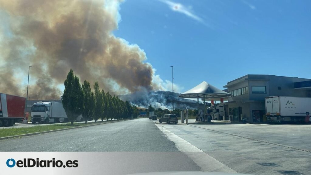 Declarado un incendio al sur de Pamplona en una zona de arbolado y campos de cereal entre Beriain e Imarcoain Declarado un incendio al sur de Pamplona en una zona de arbolado y campos de cereal entre Beriain e Imarcoain