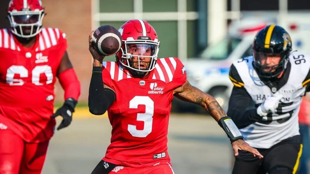 Dynamic offense meets solid defense when Stamps visit Ti-Cats Dynamic offense meets solid defense when Stamps visit Ti-Cats